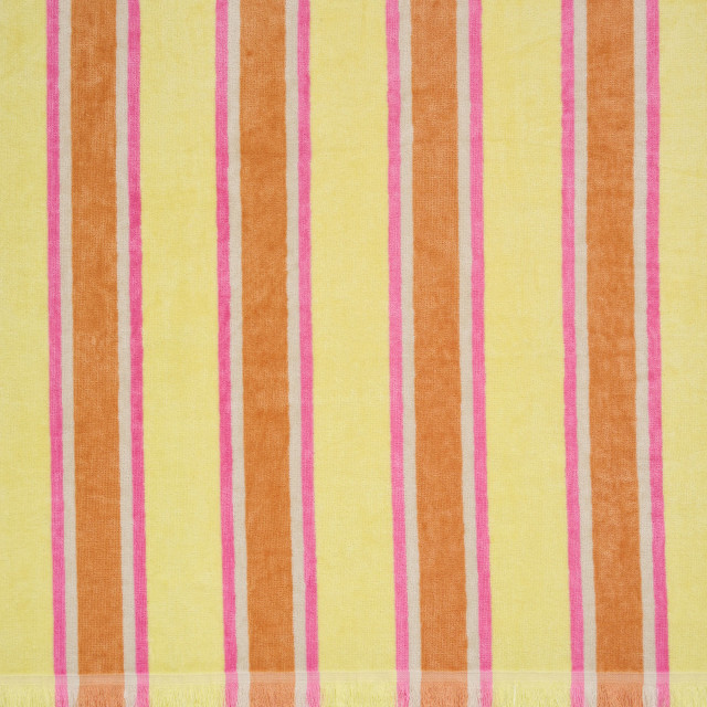 Linen House Brazil Beach Towel - Yellow detail