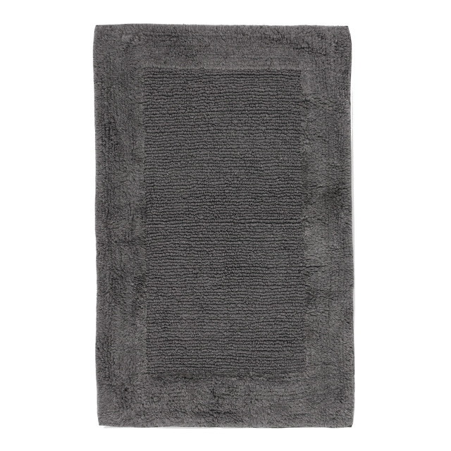 Linen House Reno Bathmat, 50cm x 80cm - Smoke