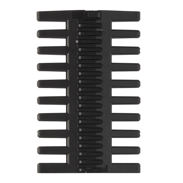 Moyoko Luxe Crown Hot 2-in-1 Ceramic Comb - Black detail