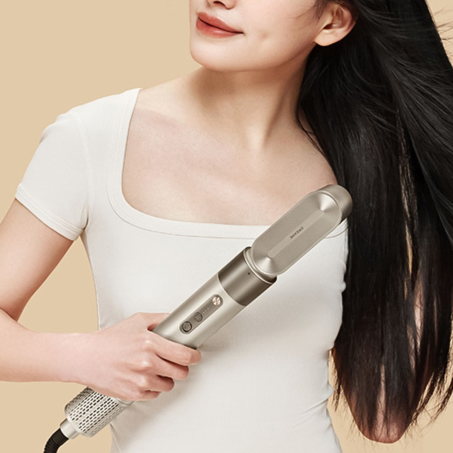Dreame Airstyle 5-in-1 Hair Dryer & Styling System drying hair