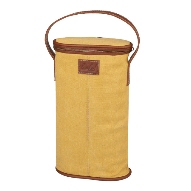 Luuks Dan Canvas 2-Bottle Cooler - Turmeric