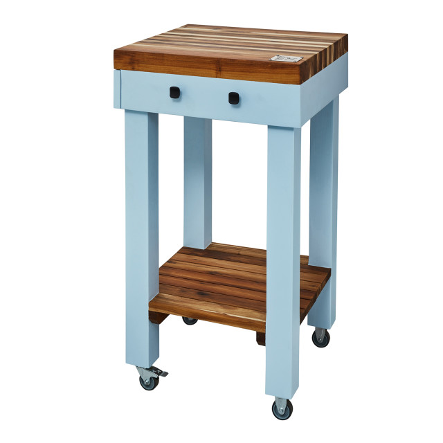 My Butchers Block All-In-One Freestanding Prep Station - Compact angle