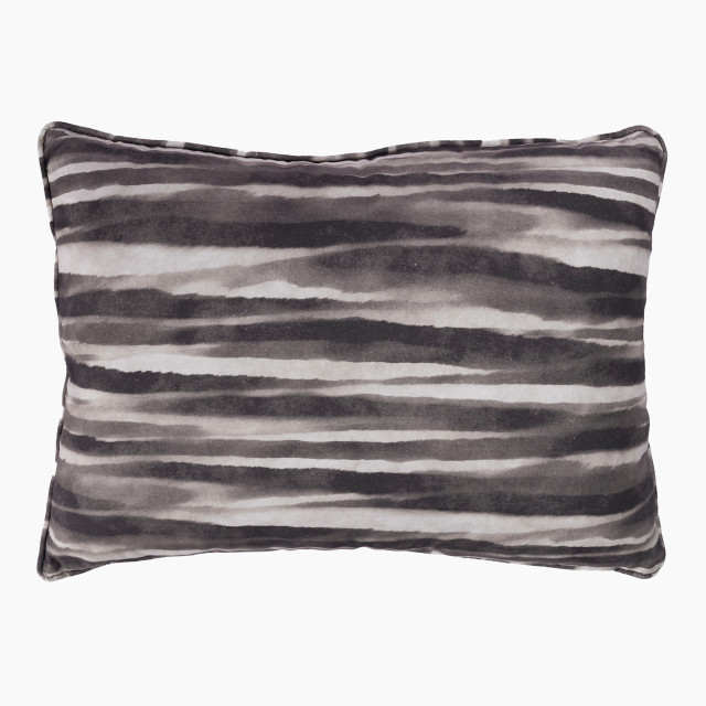Thread Office Dolina Printed Scatter Cushion with Feather Inner, 50cm x 70cm - Brown