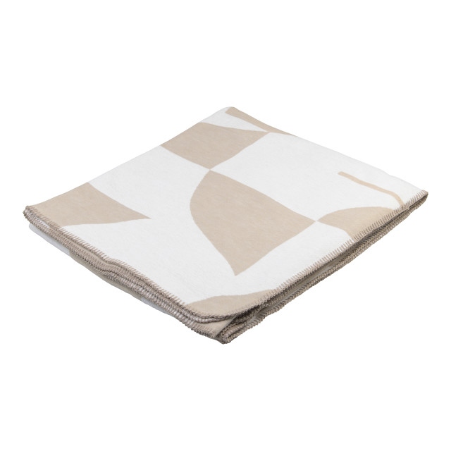 Aranda Cobblestone White Amanda Throw, 200cm x 230cm