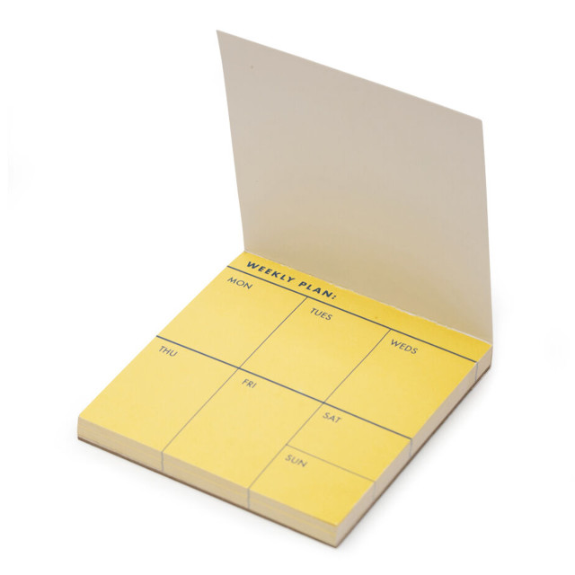 Kikkerland Sticky Note Memo Pads, Set of 3 detail