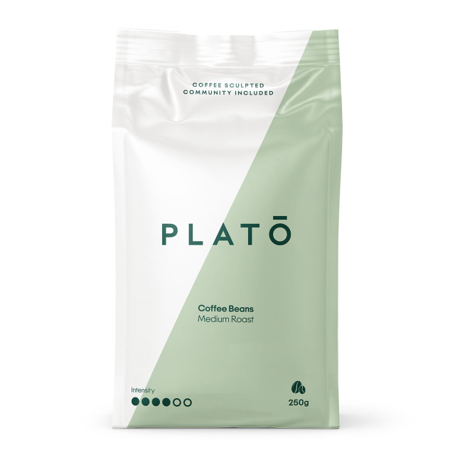 Plato Coffee Medium Roast House Blend Beans - 250g