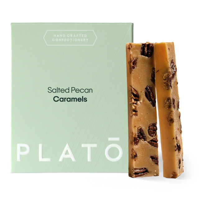 Plato Coffee Salted Pecan Caramels, 95g