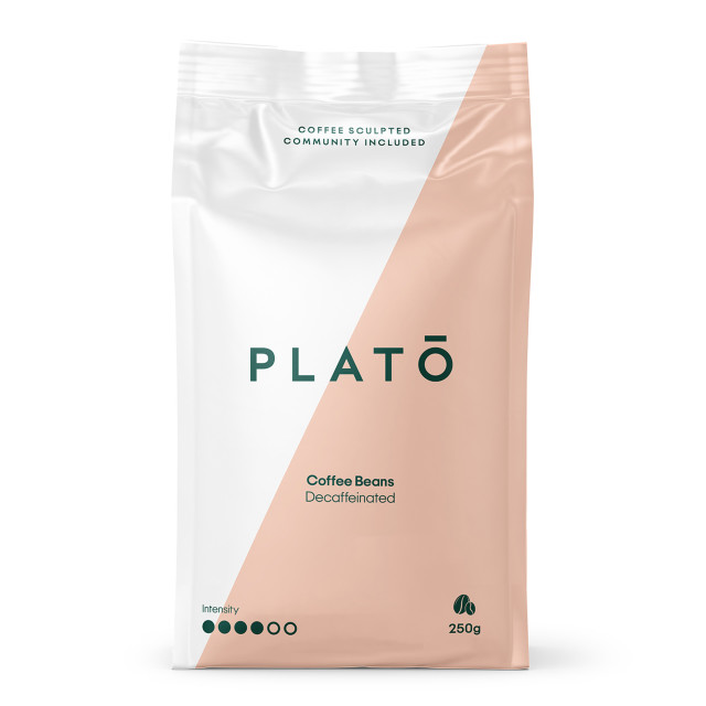 Plato Coffee Decaf Coffee Beans, 250g