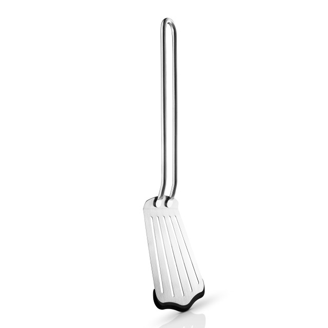 Eva Solo Stainless Steel Slotted Spatula with Silicone angle