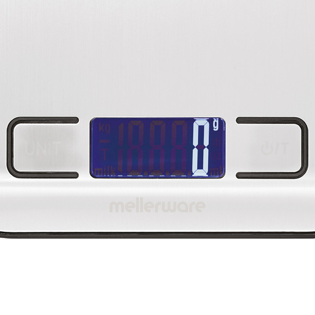 Mellerware Weigh 2 Go Kitchen Scale with LCD Display detail