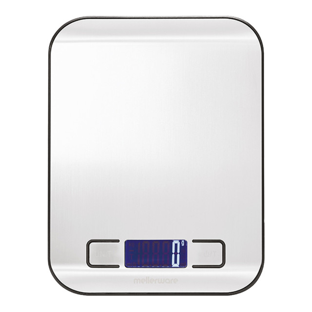 Mellerware Weigh 2 Go Kitchen Scale with LCD Display