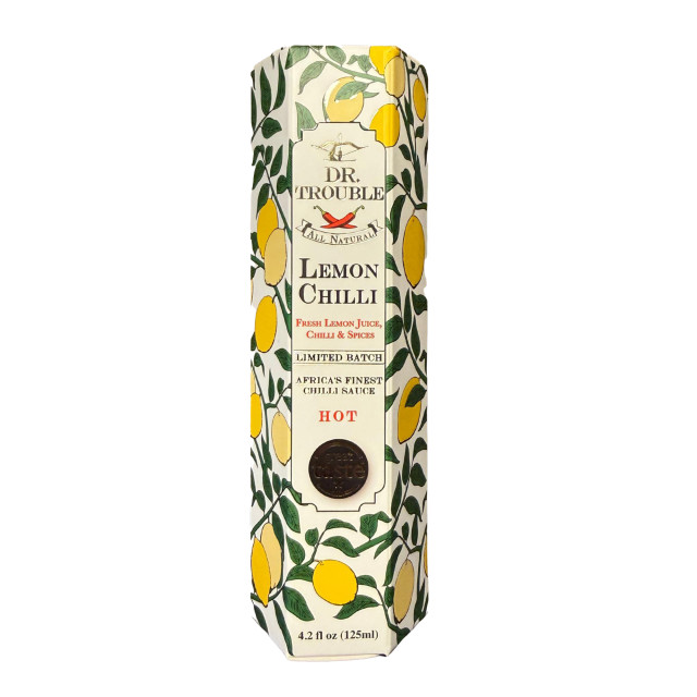 Dr Trouble Lemon Chilli Sauce, 125ml packaging