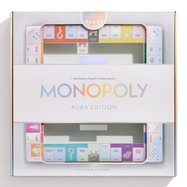 WS Games Aura Glass Edition Monopoly