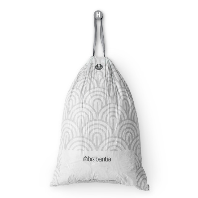Brabantia PerfectFit Bin Bags with Dispenser, Pack of 40 - Code H, 50-60L
