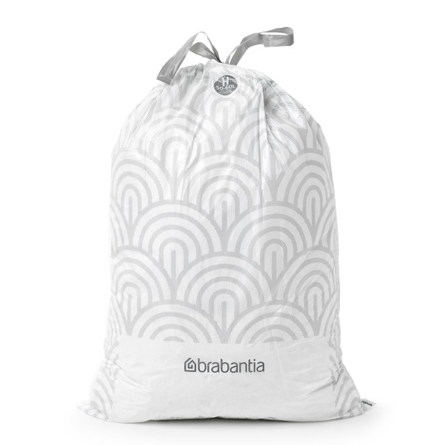 Brabantia PerfectFit Bin Bags with Dispenser, Pack of 40 - Code H, 50-60L