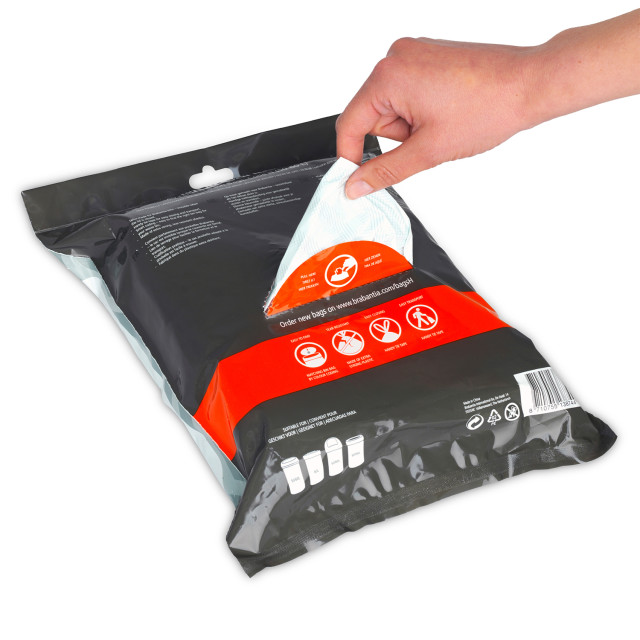 Brabantia PerfectFit Bin Bags with Dispenser, Pack of 40 - Code H, 50-60L taken out of pakaging