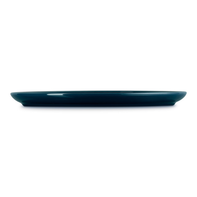 Le Creuset Nuit Coupe Collection Dinner Plate, 27cm angle