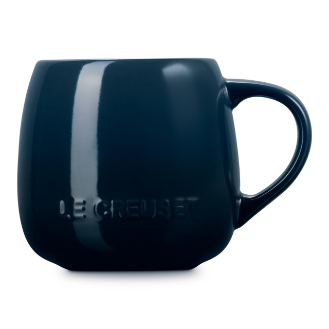 Le Creuset Nuit Coupe Collection Sphere Stoneware Mug, 320ml angle