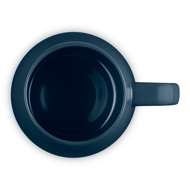 Le Creuset Nuit Coupe Collection Sphere Stoneware Mug, 320ml angle