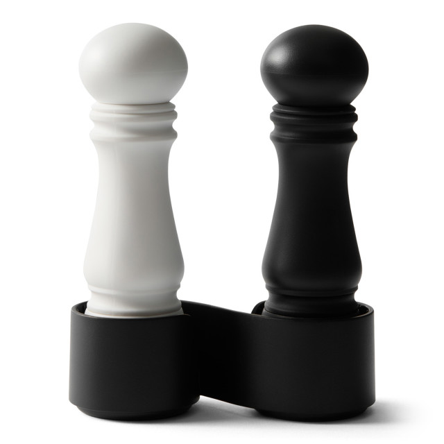 Crushgrind Mini Grinder Set, Black & White
