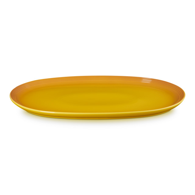 Le Creuset Coupe Serving Platter, 43cm - Nectar side view