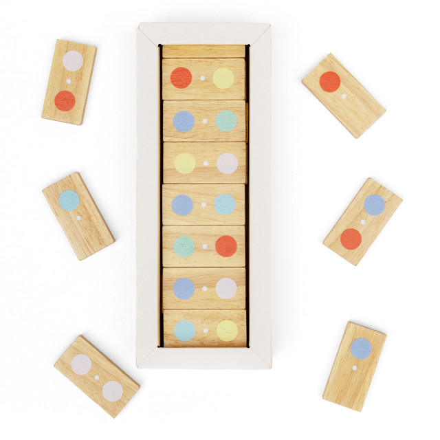 Suck UK Mello Dot to Dot Dominoes Game angle