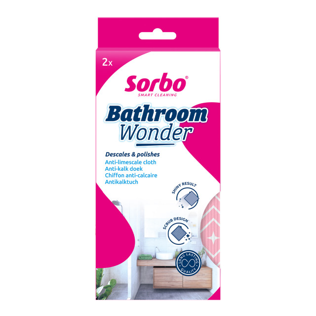 Sorbo Bathroom Wonder Cloths, 2-Piece