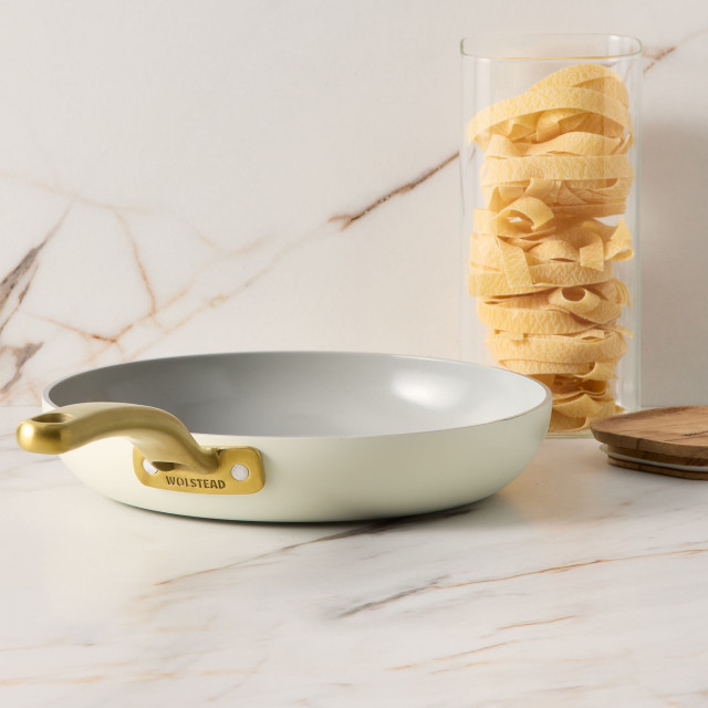 Wolstead Ivory Mineral Non-Stick Frying Pan - 26cm