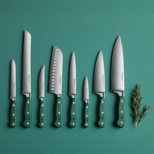 Wusthof Classic Colours Rosemary Chef's Knife, 16cm with other knives