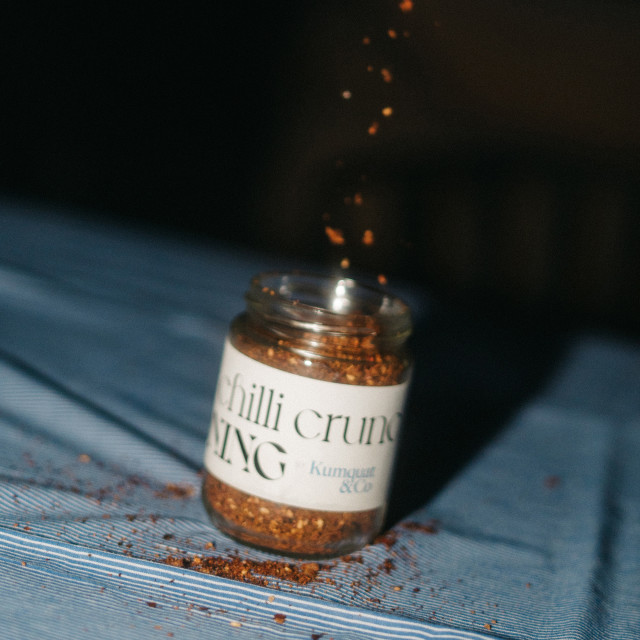 Kumquat & Co Truffle Chilli Crunch Seasoning, 200ml