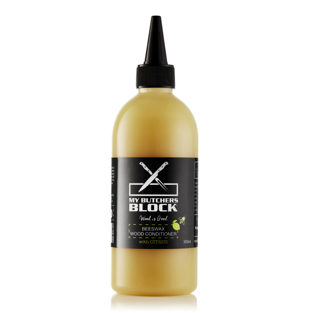 My Butchers Block Natural Beeswax Wood Conditioner with Citrus - 300ml