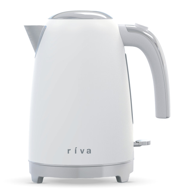 Riva Stainless Steel Kettle, 1.7L - Matt White