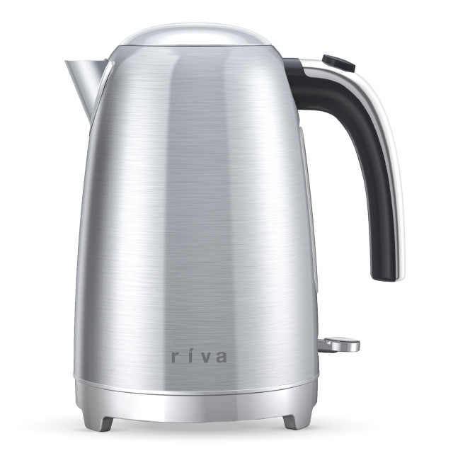Riva Stainless Steel Kettle, 1.7L - Brushed Silver