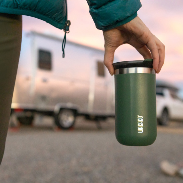 Wacaco Octaroma Green Vacuum Insulated Travel Mug - 300ml 