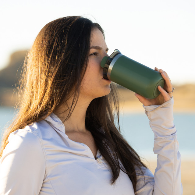 Wacaco Octaroma Green Vacuum Insulated Travel Mug - 300ml 