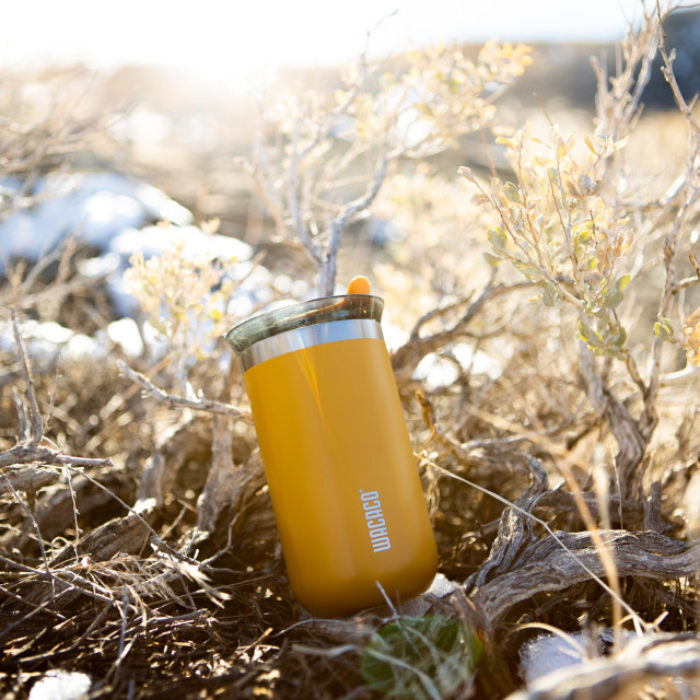 Wacaco Octaroma Yellow Vacuum Insulated Travel Mug - 180ml