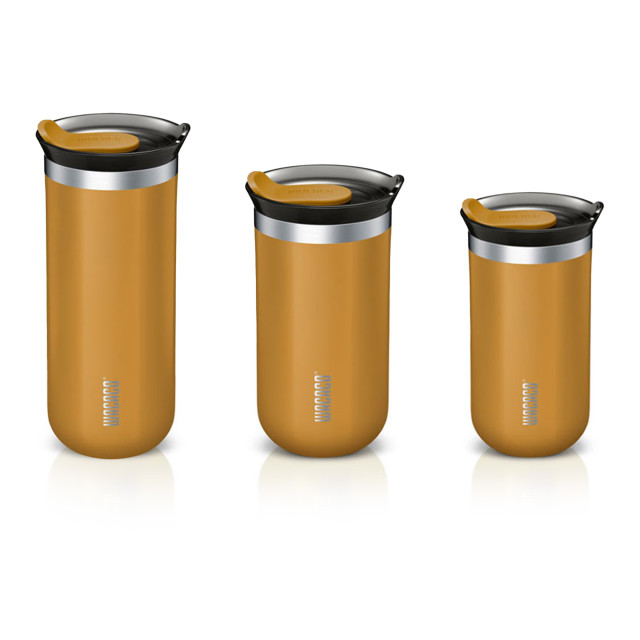 Wacaco Octaroma Yellow Vacuum Insulated Travel Mug - 300ml