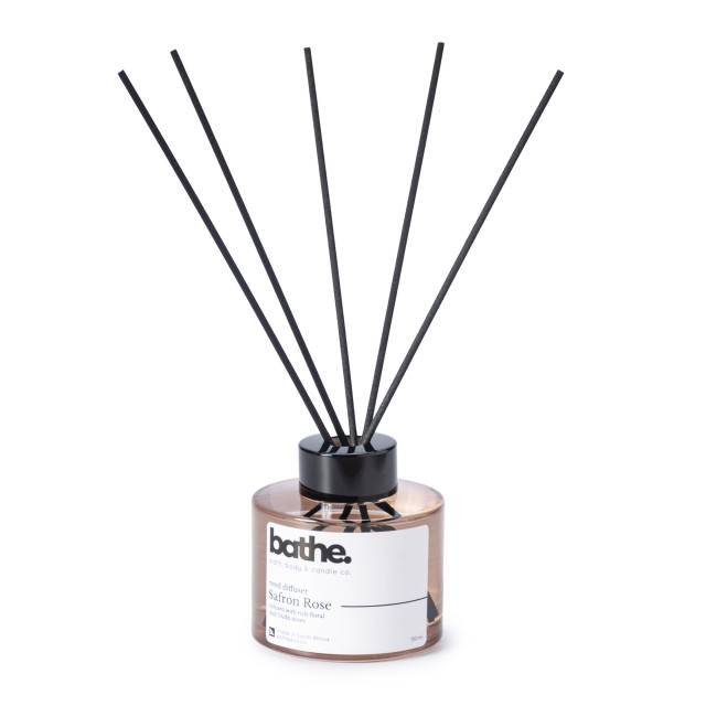 Bathe Saffron Rose Reed Diffuser, 150ml