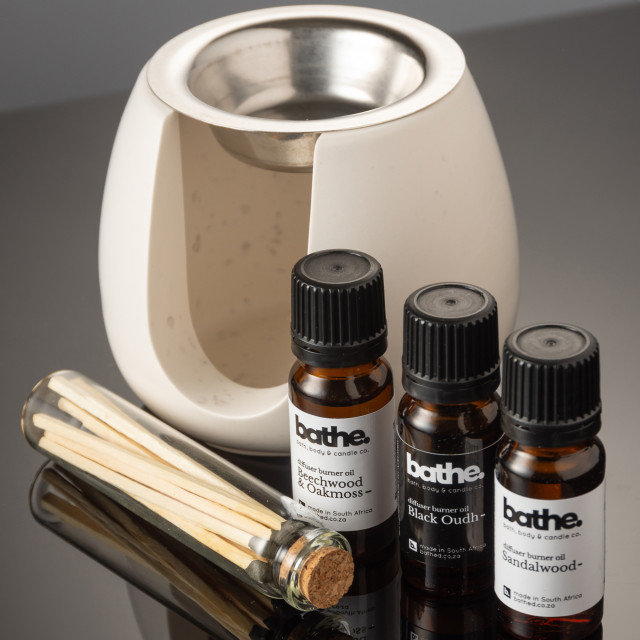 Bathe Diffuser Oil Burner Set, 5-Piece