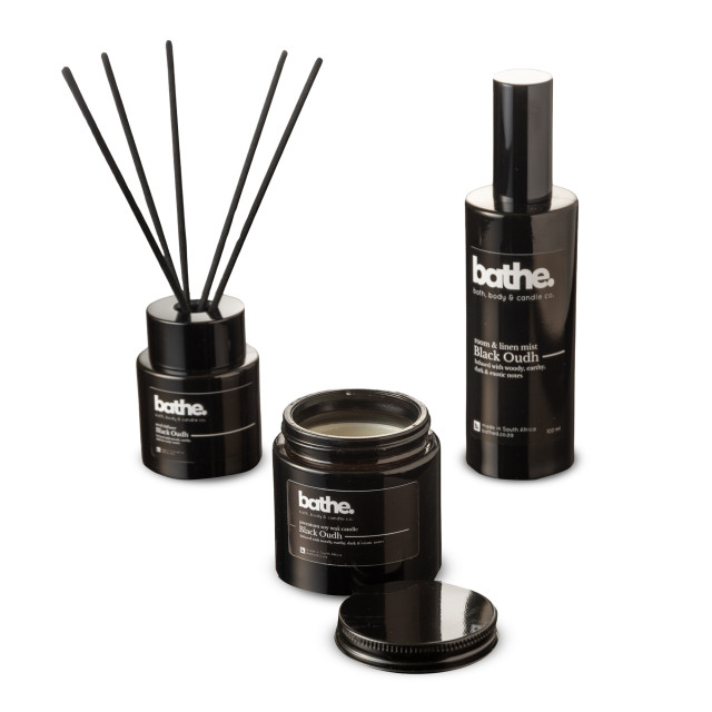Bathe Black Oudh Home Essentials Set, 3-Piece