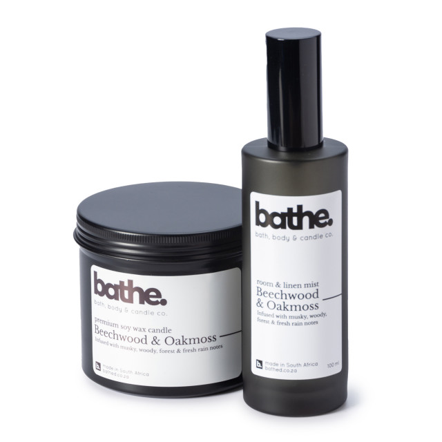 Bathe Beechwood & Oakmoss Travel Duo, Set of 2