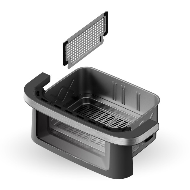 Riva Bladeless Smart Digital Airfryer, 10L drawer with devider