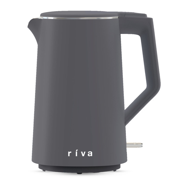 Riva Cool Touch Kettle, 1.7L - Coal Grey