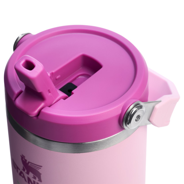 Stanley The IceFlow Flip Straw 2.0 Vacuum-Insulated Tumbler, 890ml - Cherry Blossom