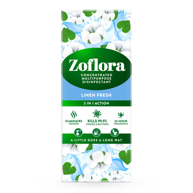 Zoflora Linen Fresh Concentrated Disinfectant, 500ml
