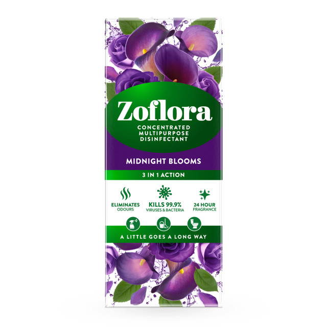 Zoflora Midnight Blooms Concentrated Disinfectant, 500ml
