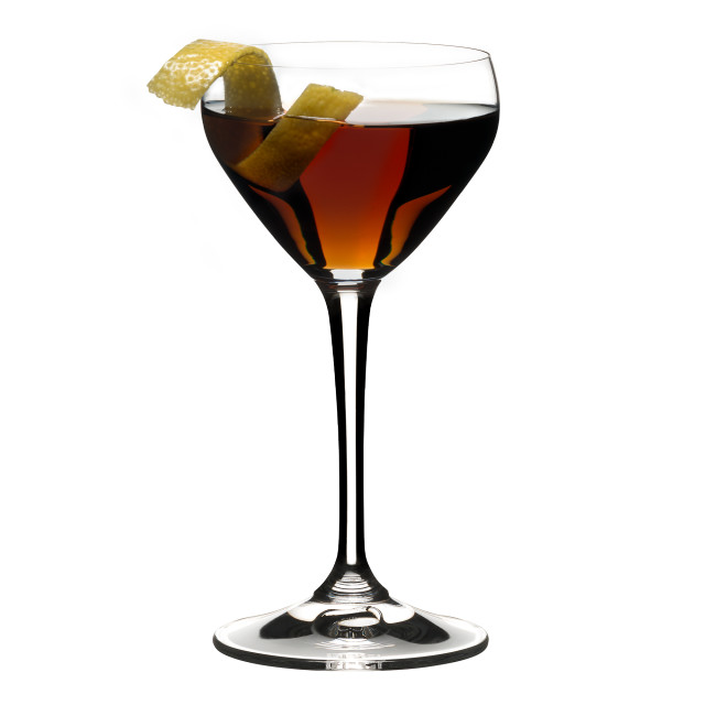 Riedel Bar Nic & Nora Glasses, Set of 2 with drink in it