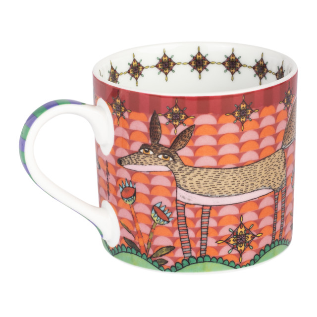 Olivia Fox Cappuccino Mug, 300ml