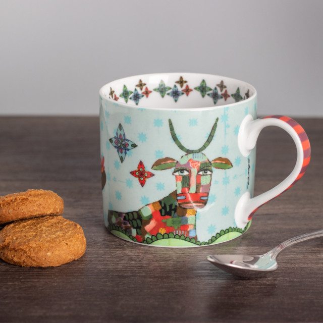 Olivia Bull Cappuccino Mug, 300ml