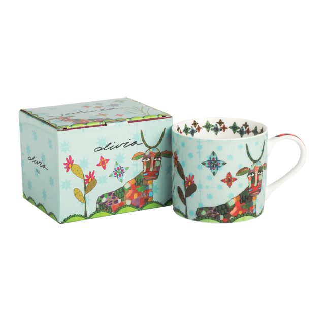 Olivia Bull Cappuccino Mug, 300ml